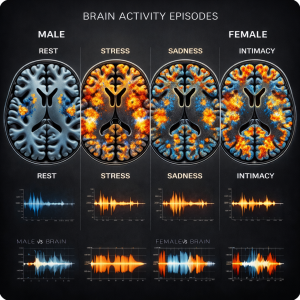 Vyrų ir moterų smegenų aktyvumas ir Kodėl mes nesusikalbame Mykolas Truncė
